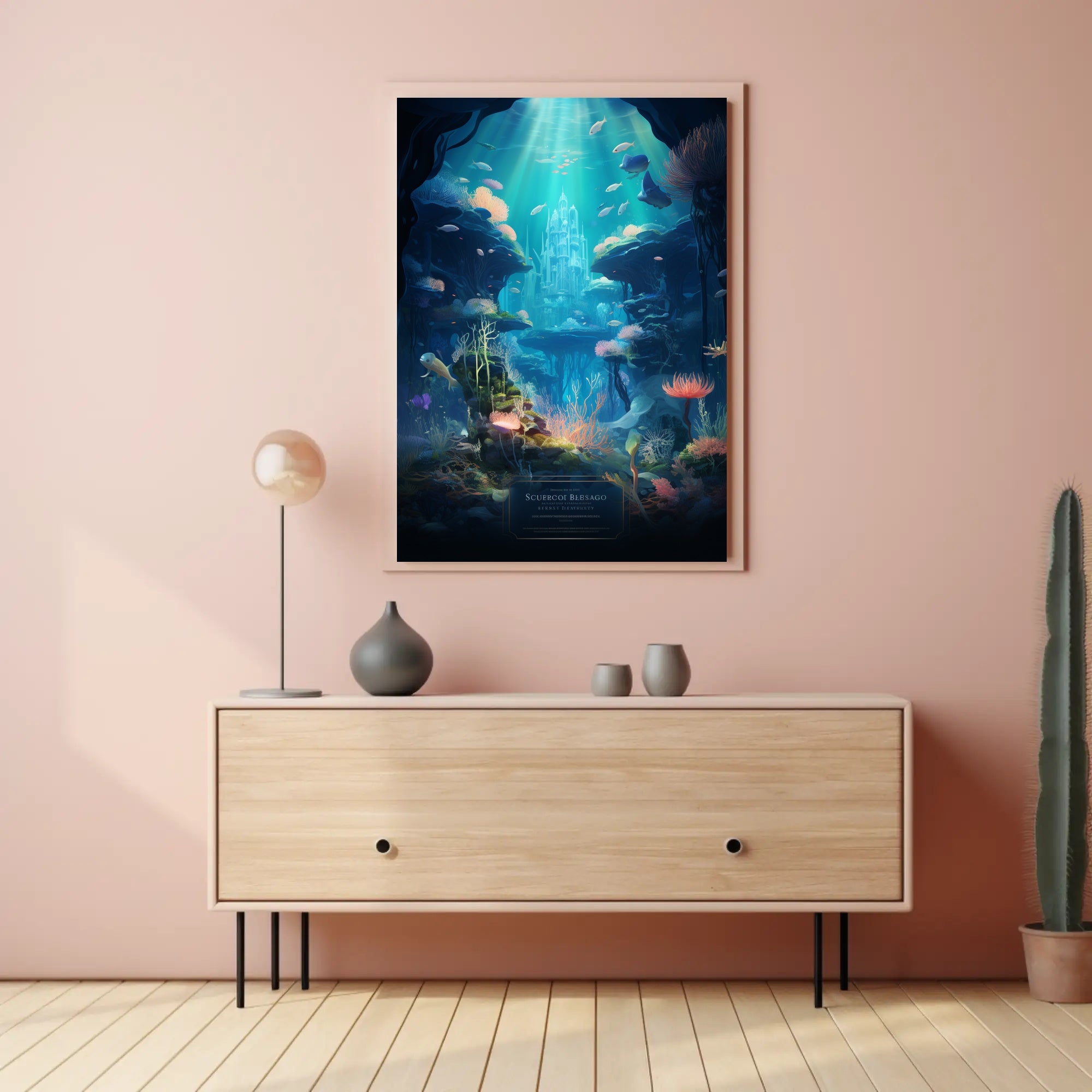 Enchanted Underwater Realm Poster