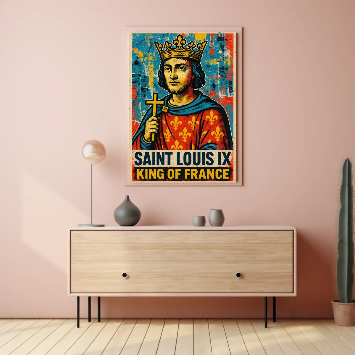 Saint Louis Ix King Of France Poster