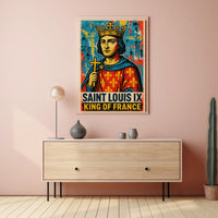 Saint Louis Ix King Of France Poster
