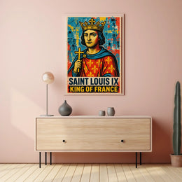 Saint Louis Ix King Of France Poster