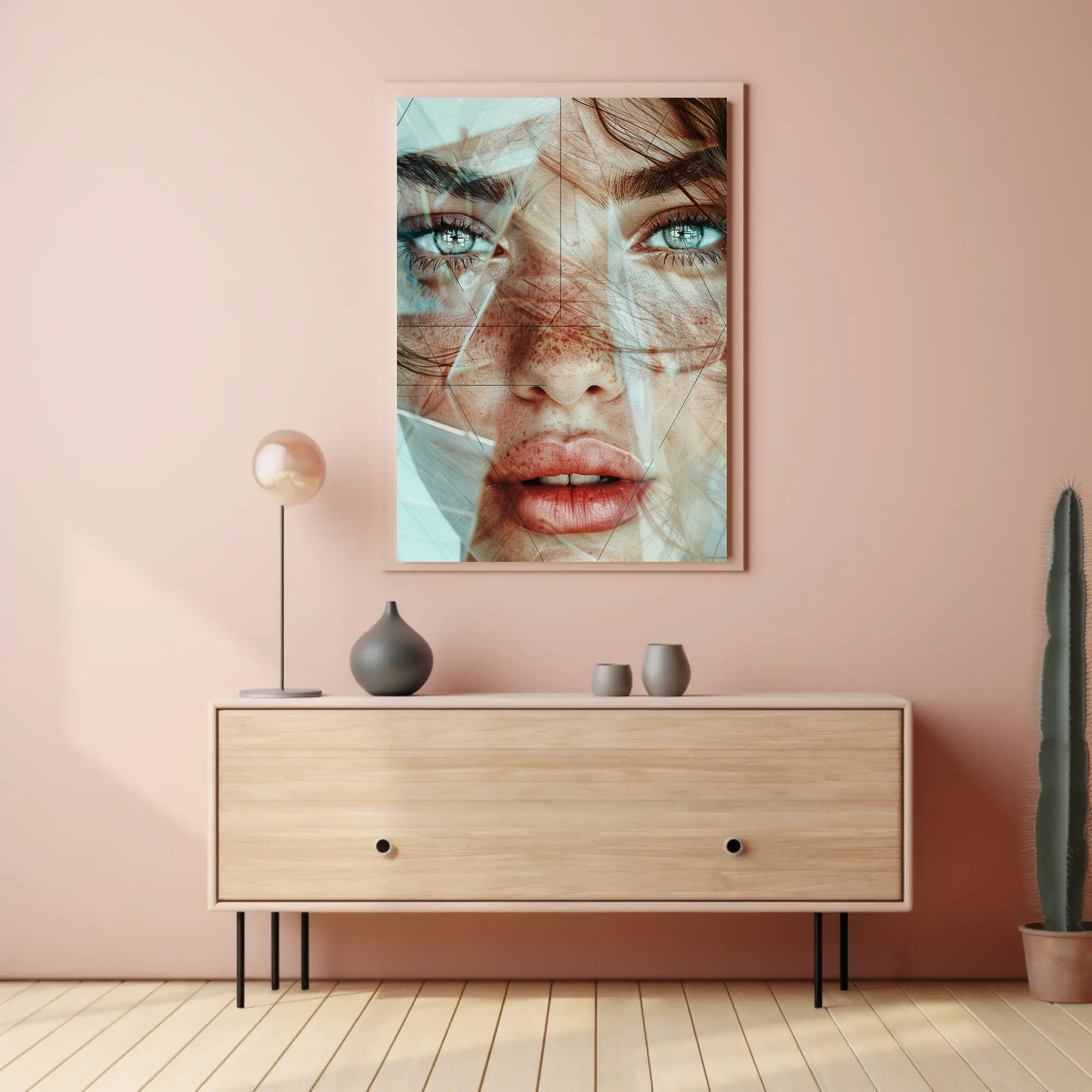 Mystical Hooded Figure in Enchanted Forest Poster PosterGoat