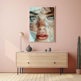 Mystical Hooded Figure in Enchanted Forest Poster PosterGoat