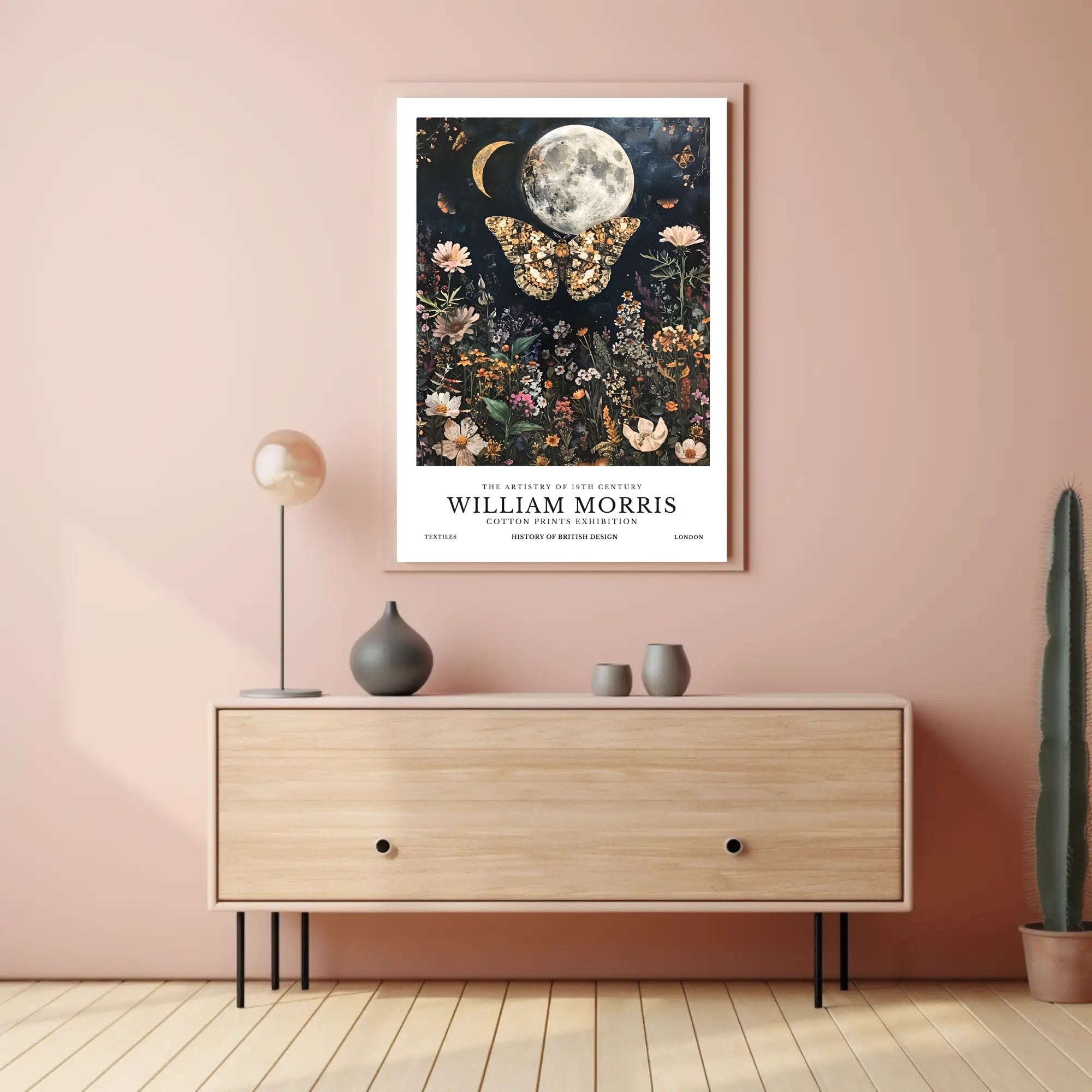 William Morris Celestial Nature Vintage Artistic Poster