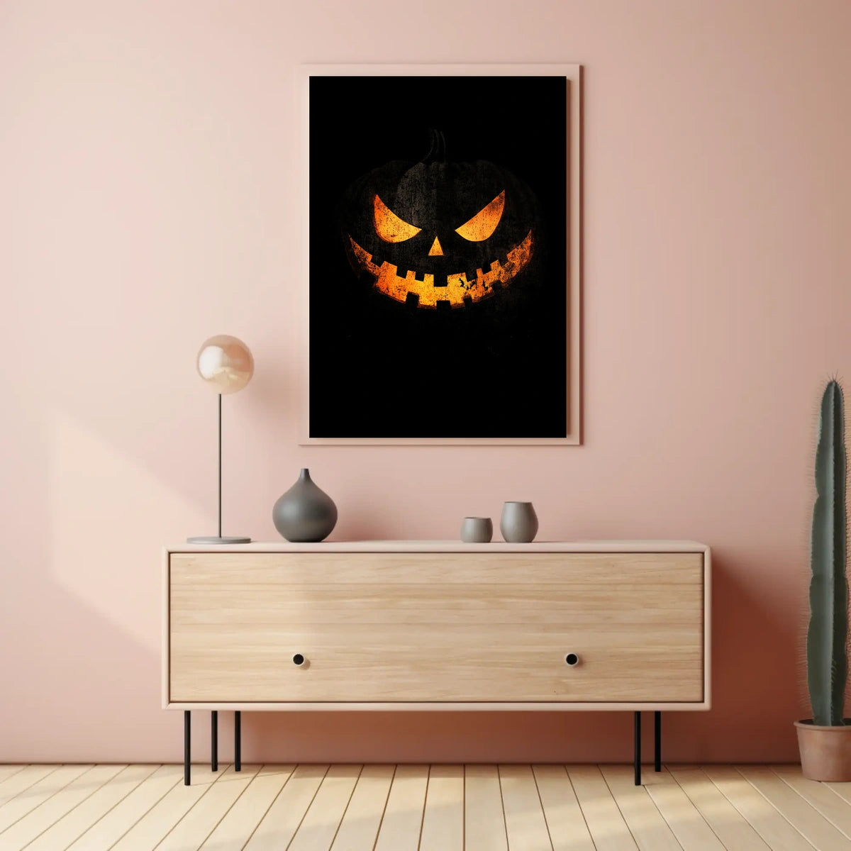 Halloween Jack-o'-Lantern Jack-o-lantern Spooky Eerie Poster