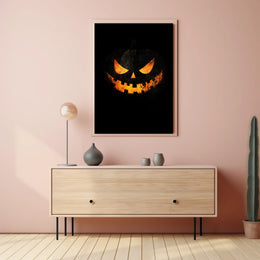 Halloween Jack-o'-Lantern Jack-o-lantern Spooky Eerie Poster