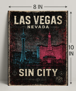 Las Vegas Sin City Poster PosterGoat