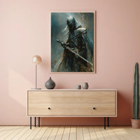 Medieval Knight in Armor: Fantasy or Mythology Poster PosterGoat