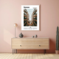 Dammam Courtyard Perspective Urban or Cityscape Poster PosterGoat
