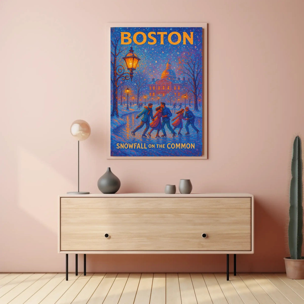 Boston Snowfall Poster