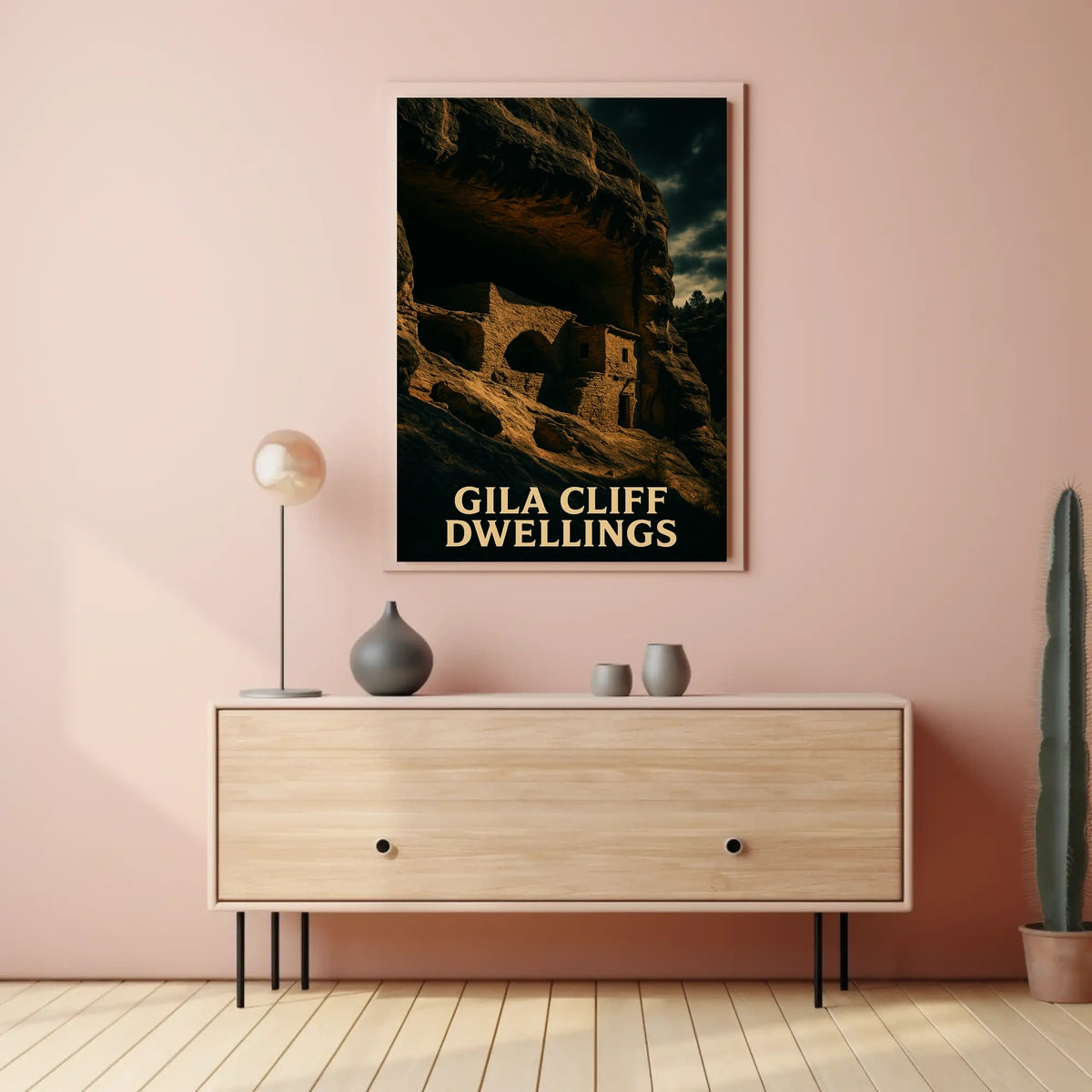 Gila Cliff Dwellings Poster