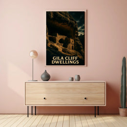 Gila Cliff Dwellings Poster
