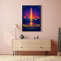 Washington A Twilight Dreamscape Poster