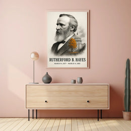 Rutherford B. Hayes 19th President of the United States Reflections Poster