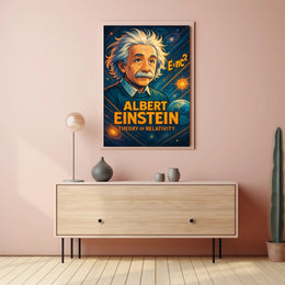 Albert Einstein Theory Of Relativity Poster