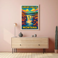Great Falls, Montana Poster