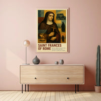 Saint Frances Of Rome Poster