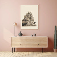 Hydra Architectural Serenity Poster