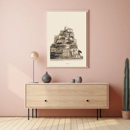 Hydra Architectural Serenity Poster