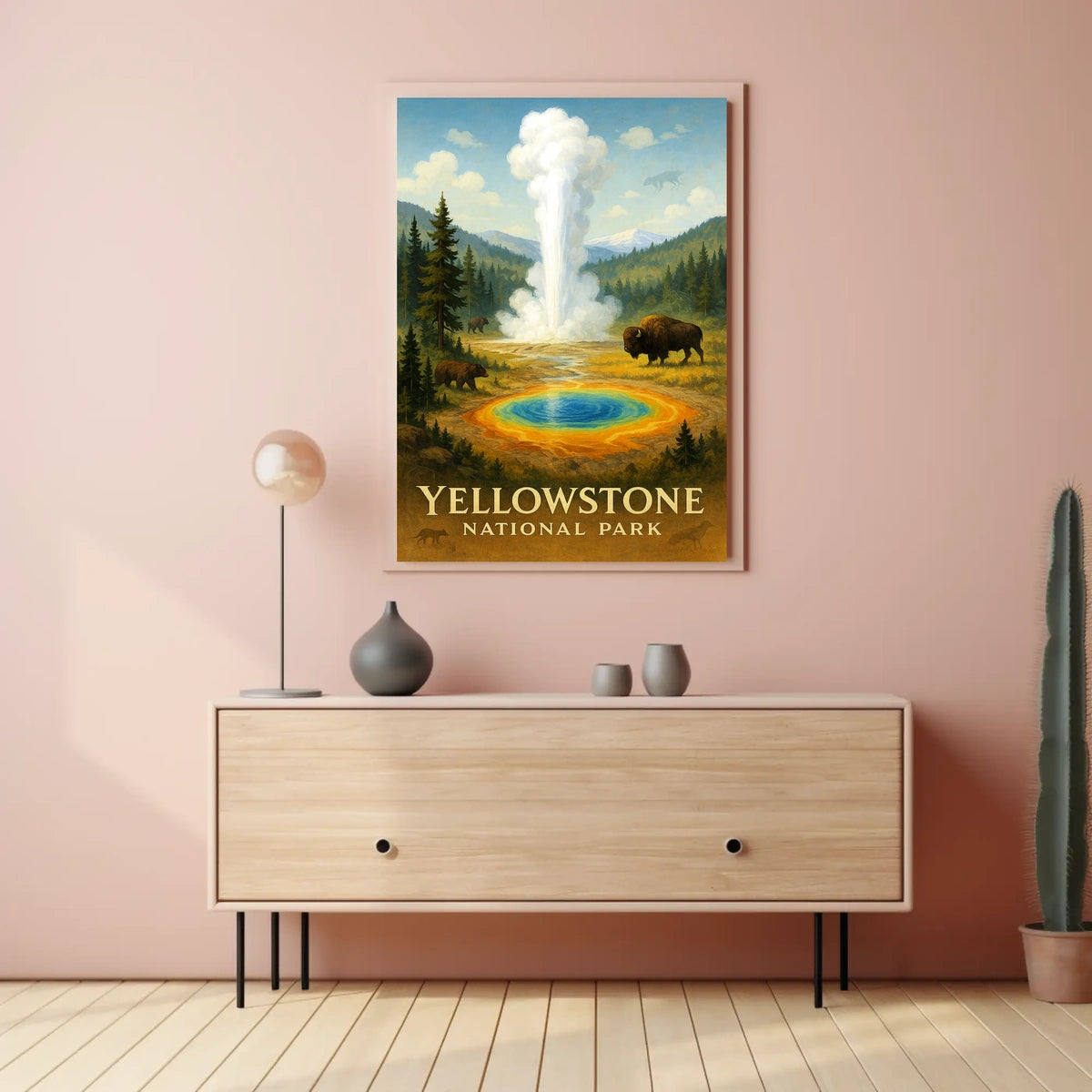 Yellowstone National Park Poster