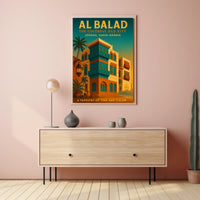 Al Balad The Colorful Old City Poster