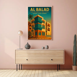 Al Balad The Colorful Old City Poster