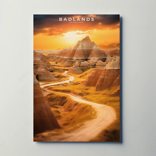 Badlands National Park Poster