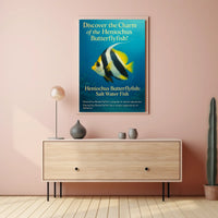 Discover The Charm Of The Heniochus Poster
