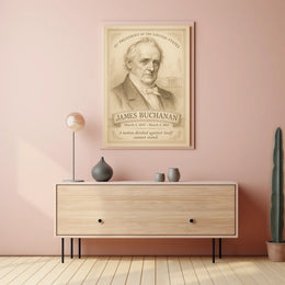 James Buchanan 15Th President Poster
