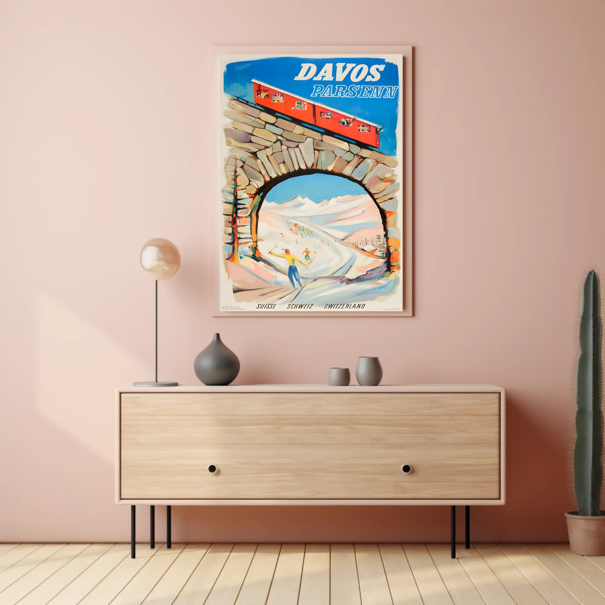 Davos Parsenn Ski Resort Poster PosterGoat