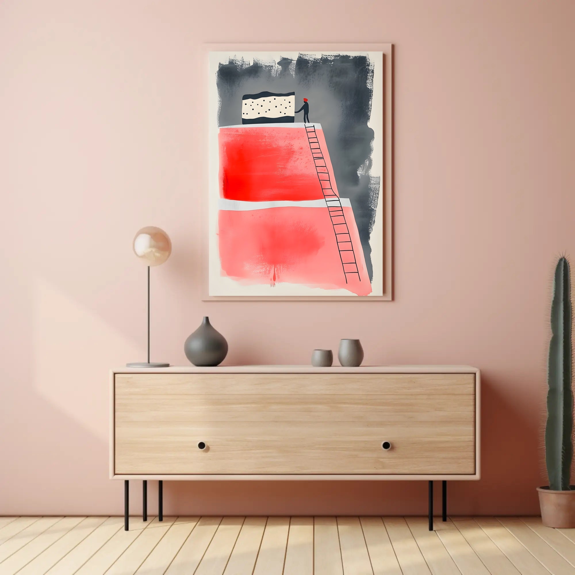 The Climb Scenic Inspirational Poster Wall Art