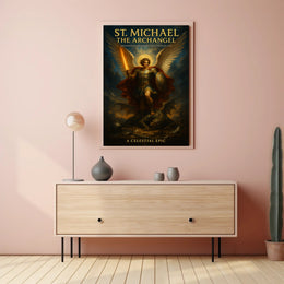 St. Michael the Archangel A Celestial Epic Poster PosterGoat