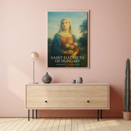 Saint Elizabeth Of Hungary Poster