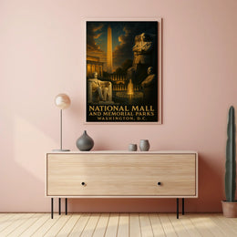National Mall And Memorial Parks Poster