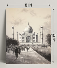 Timeless Beauty Of The Taj Mahal Poster