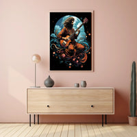 Cosmic Guitarist Poster