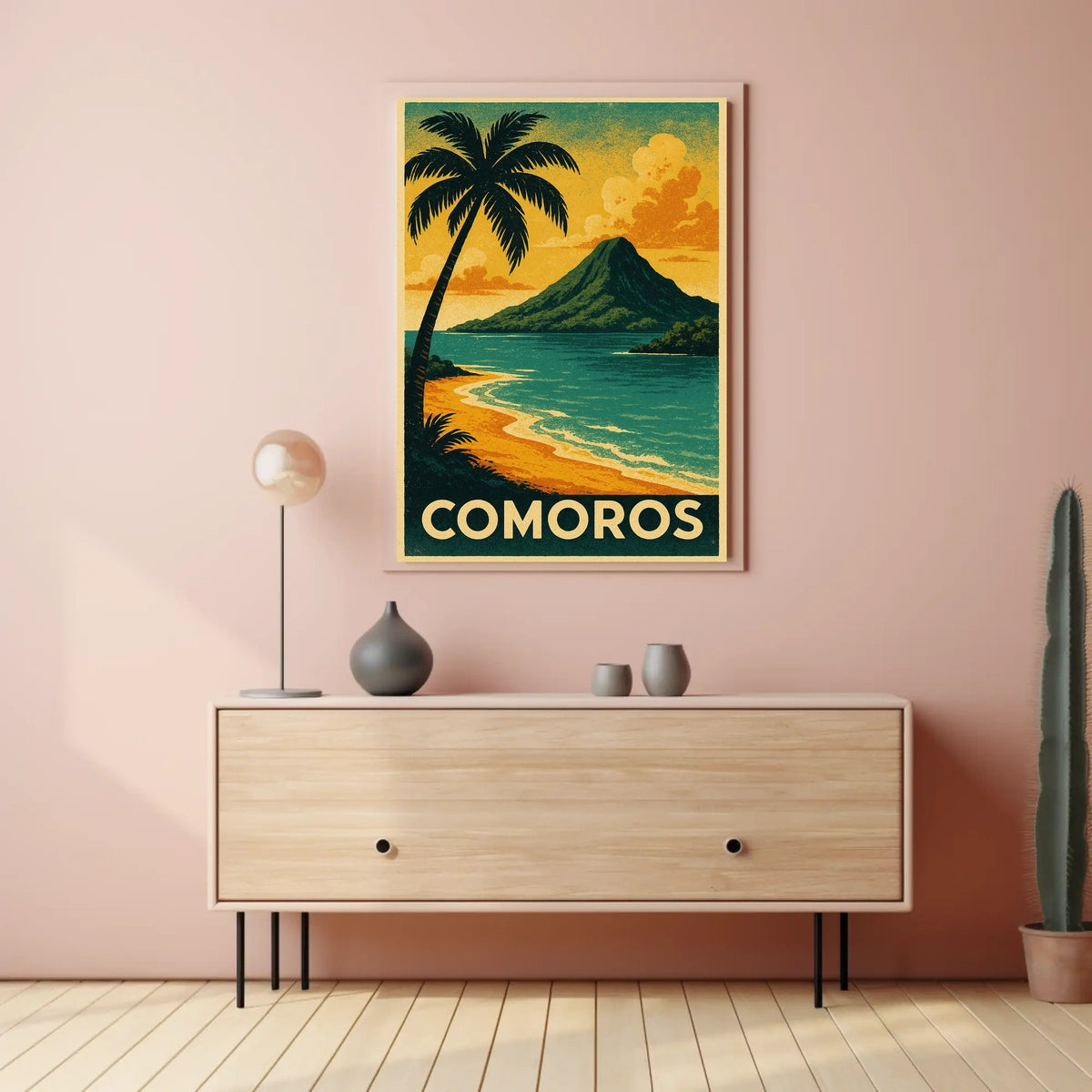 Comoros Tropical Paradise Poster