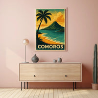 Comoros Tropical Paradise Poster