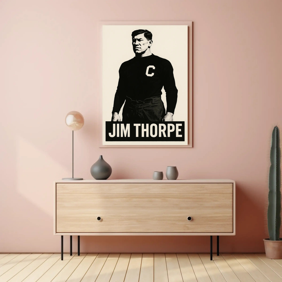 Jim Thorpe Legendary Athlete Poster