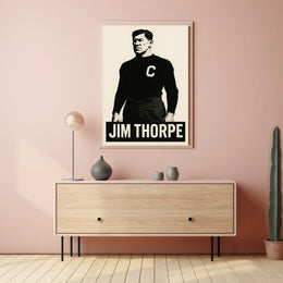 Jim Thorpe Legendary Athlete Poster