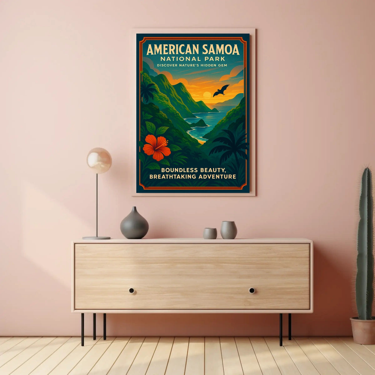 American Samoa Travel Adventures National Park Poster