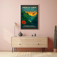 American Samoa Travel Adventures National Park Poster