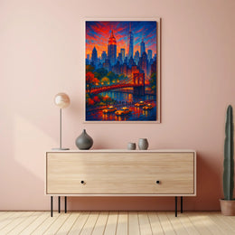 City Lights at Dusk