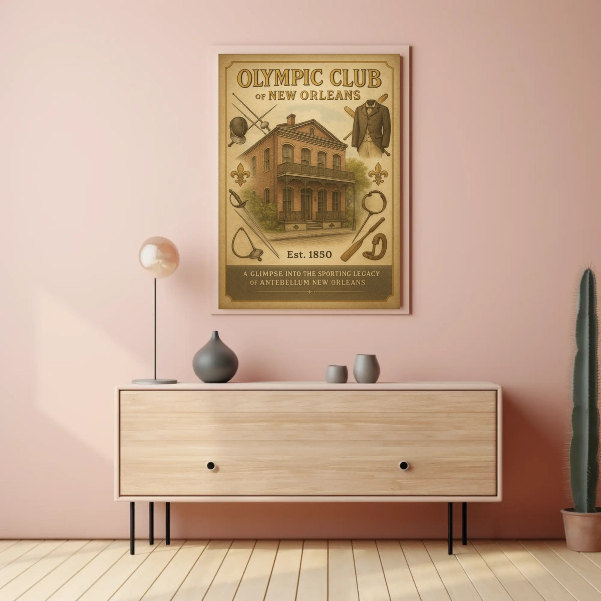 Olympic Club Of New Orleans Poster