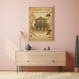 Olympic Club Of New Orleans Poster
