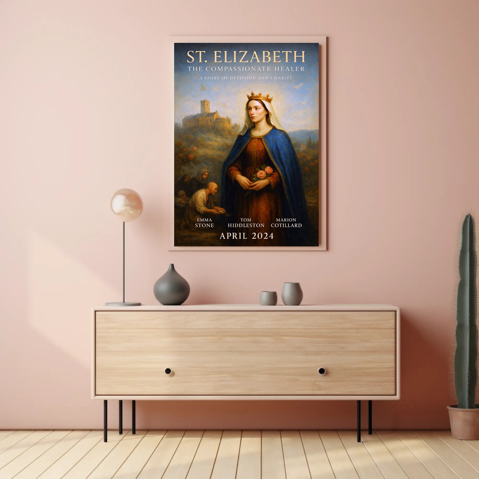 St. Elizabeth The Compassionate Healer Poster PosterGoat