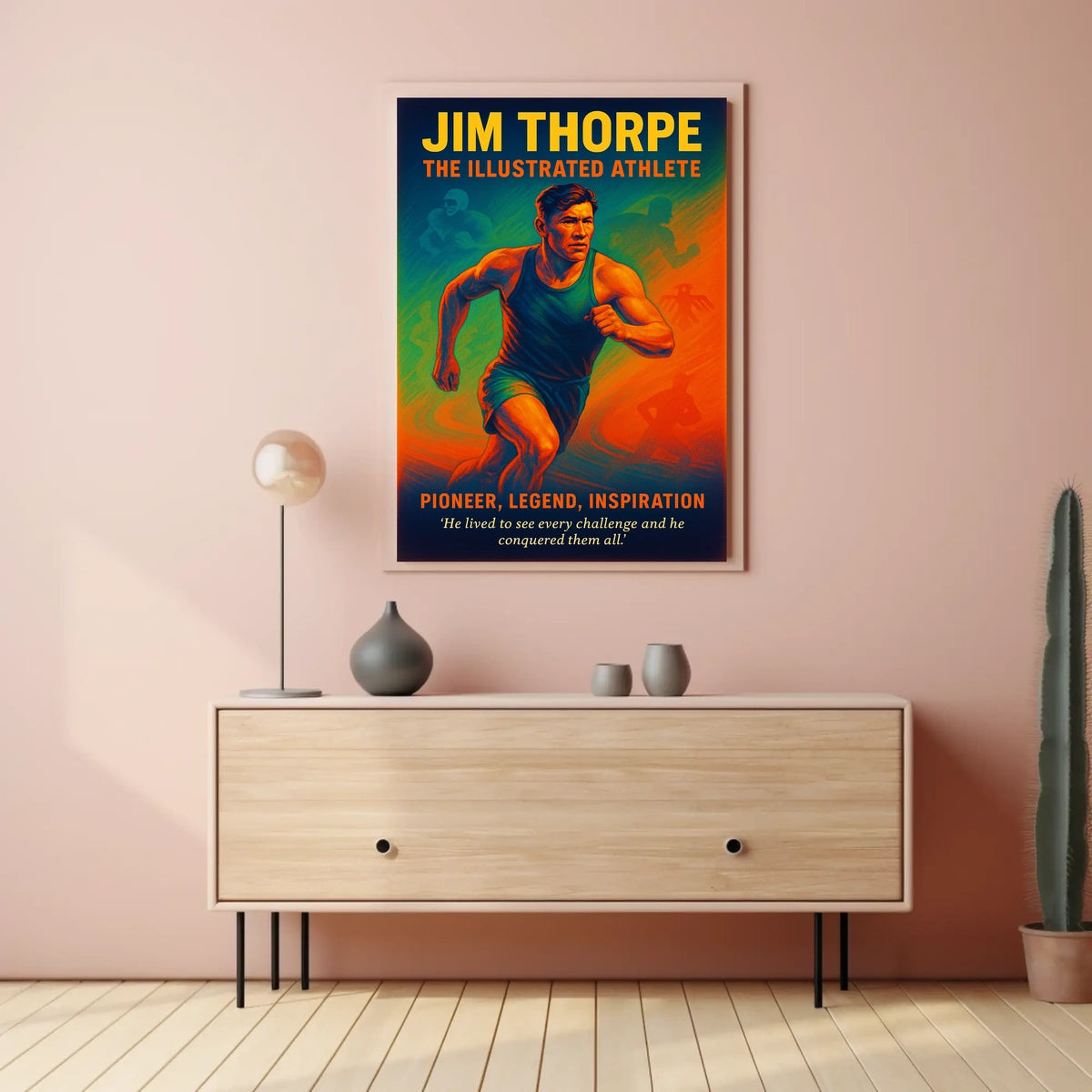 Jim Thorpe Legendary Athlete Jim Thorpe Poster