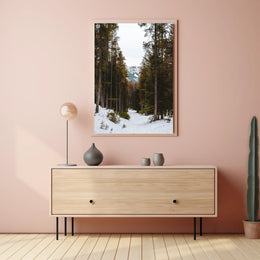 Serene Winter Landscape National Park Poster