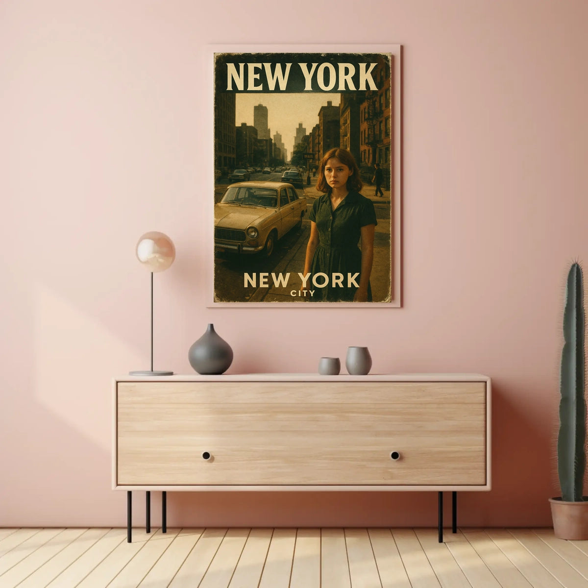 New York City A Vintage Glimpse Poster
