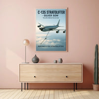 C-135 Stratolifter Silver Sow Poster PosterGoat
