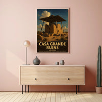 Casa Grande Ruins Poster